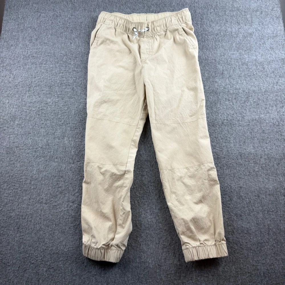 Carter's Jogger Pants Kids‎ Size 6 Tan Elastic Waist Cotton Utility Chinos